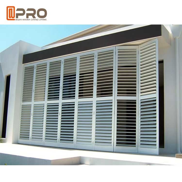 Quality Outdoor Perforating Movable Aluminium Louver Window Vertical Sun Shading wholesale