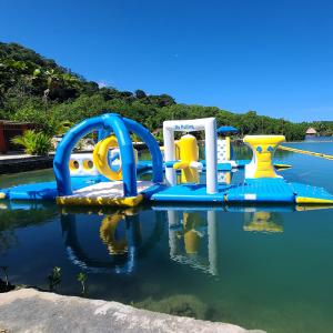 Quality Customized Aqua Outdoor Water Trampoline Park TUV Approved 2.5m Depth wholesale