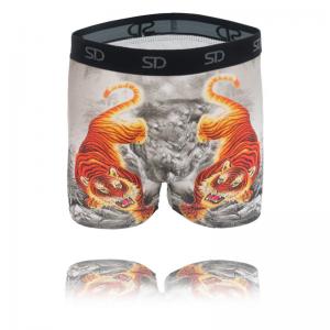 China Top quality cotton printed boxers Modal comfortable underwear men 4 colors boxer men fit m on sale