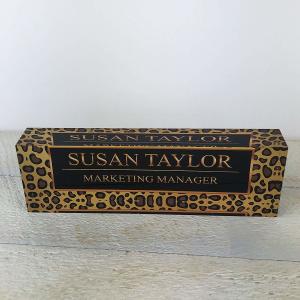 Quality Personalized Acrylic Desk Name Plate No Breakage With Engraving Logo wholesale