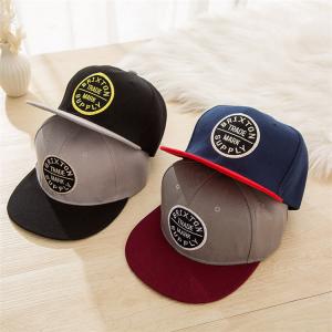 Quality ODM 100% Cotton Fashional flat Brim Baseball Hat Korean Hip Hop Cap wholesale
