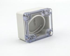 Quality 63*58*35mm Transparent PC Electrical Junction Box With Clear Lid wholesale