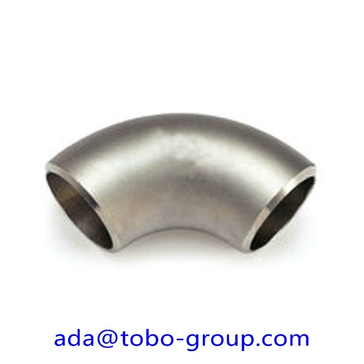 Quality WP304H Stainless Steel Butt Weld Fittings Long Radius 90 Degree Elbow DN15 - DN1200 wholesale