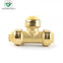 Lead Free 1''X1''X1'' T Type Connector Copper Push Fit Fittings for sale