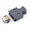 Buy cheap MDR 26 Pin Waterproof Panel Mount Connector 3M Scsi Zinc Die Casting With Silver from wholesalers