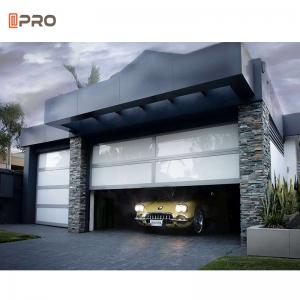 Quality Electric Roll Up Glass Garage Doors Security Horizontal Sliding wholesale