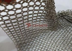 China Brass Copper 7mm Stainless Steel Chain Mail Ring Mesh Curtain With Welded Type on sale