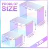 Buy cheap 9 Iridescent Set Acrylic Display Risers , Sturdy Acrylic Candy Display from wholesalers