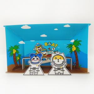 China Hollow Sheet Photo Booth Background Hand Carry Toys Presentation Booth on sale