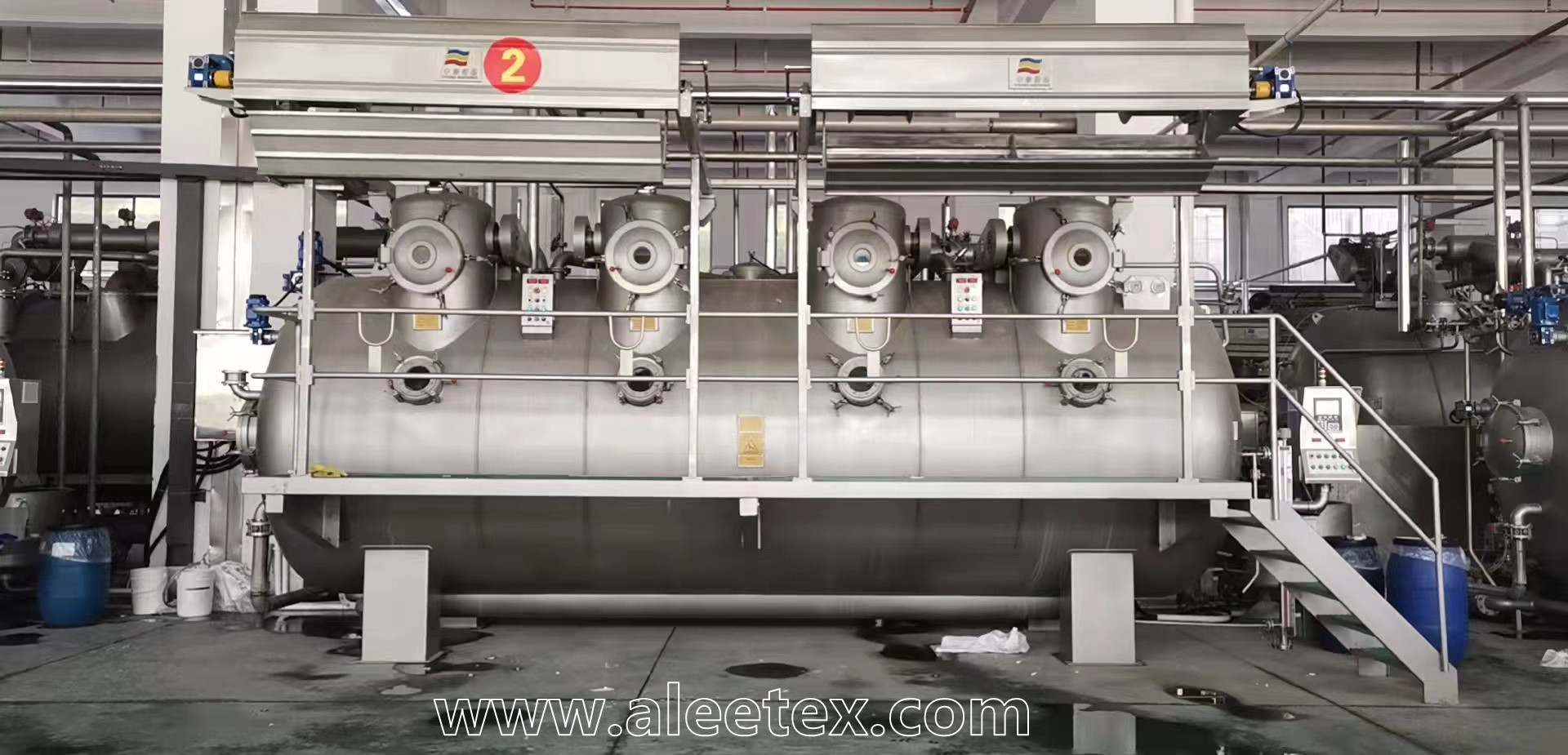 Buy cheap Overflow Dyeing Machine Steam Heating 500KG HTHP Yarn from wholesalers