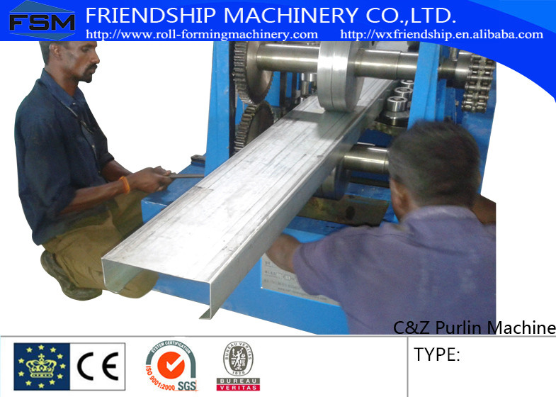 China Durable 18 Stations Roll Forming Line For Galvanized C Z Purlin on sale