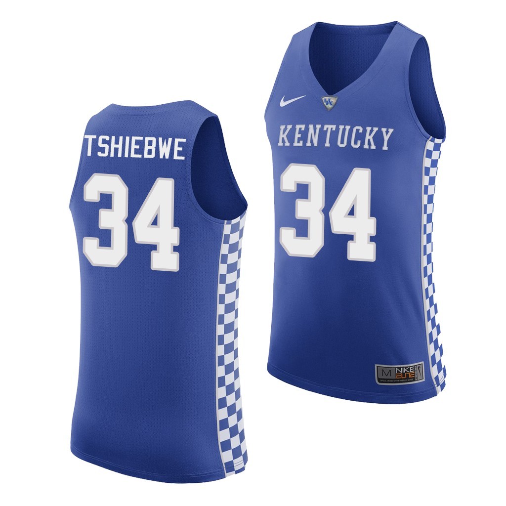 Quality Adult'S NCAA Oscar Tshiebwe Kentucky Wildcats Basketball Jersey wholesale