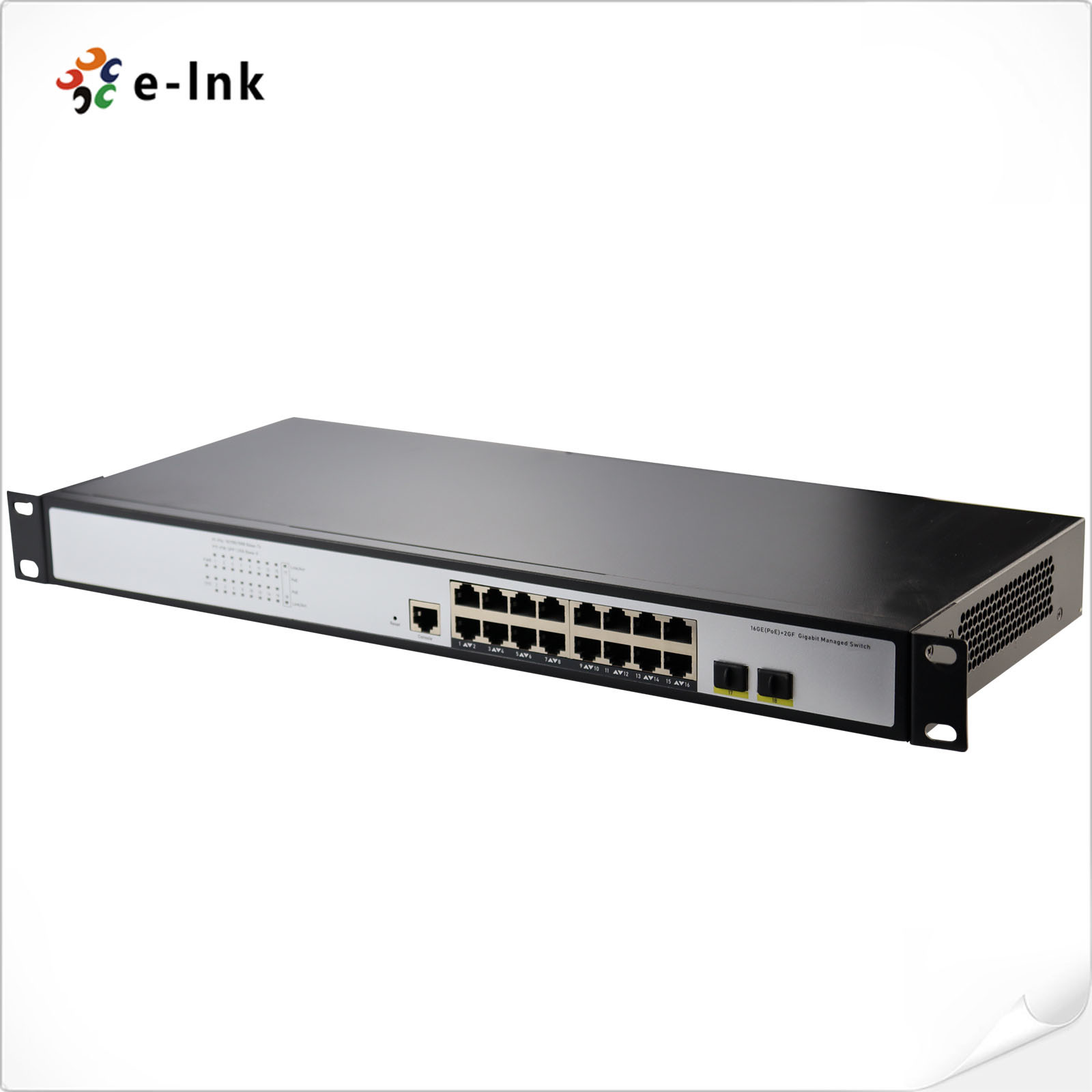 China Enterprise L2 Managed Ethernet Switch 16 Port 1000Mbps RJ45 To 2 Port 100/1000X SFP on sale