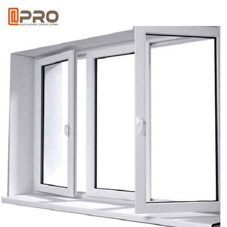 Quality 6063-T5 Profile Aluminum Casement Windows With Double Glazing Customized Size aluminium bifold windows wholesale