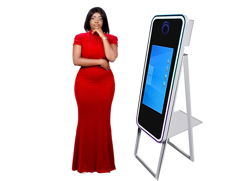 China Popular Selfie Magic Mirror Photo Booth Touch Screen Mirror Photo Booth Hire For Many Occasions on sale