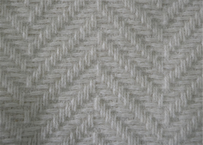 Quality 57/58 Inch Herringbone Tweed Fabric Anti Static With Skin Friendly Material wholesale