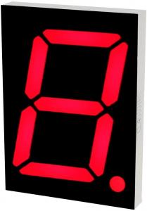Quality ODM 10 Pin 1 Bit 7 Segment 4in Red LED Display For Indoor wholesale