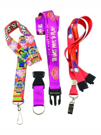 Quality Sublimated logo printed Lanyards With Custom Full Color Personalized Print wholesale