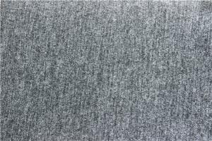 Silver Grey Wool Jacquard Fabric Blend For Mens Collection Ventilated