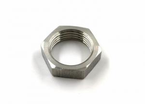 Thin Stainless Steel Hex Nut M20 Galvanized Surface Finish High Accuracy
