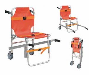 China Emergency Aluminum Alloy Evacuation Foldaway Lifting Wheelchair Stair Chair Stretcher on sale