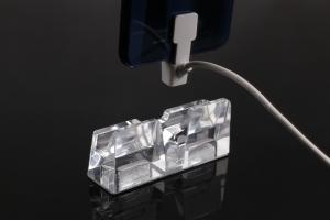 Quality COMER 6 USB port Cellphone Security Mounting Acrylic Cradles with Alarm and Charger wholesale