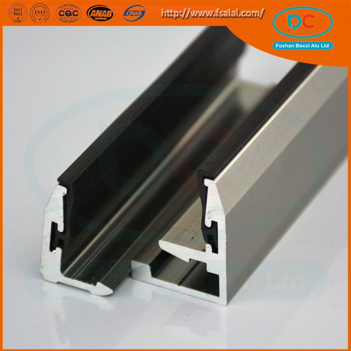 Quality 6063 T5 aluminium profile for kitchen cabinets,furniture aluminium profiles wholesale