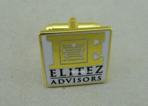 Quality Customized Personalized Tie Bar For Business Gifts / Hard Enamel Promotional Cufflink wholesale