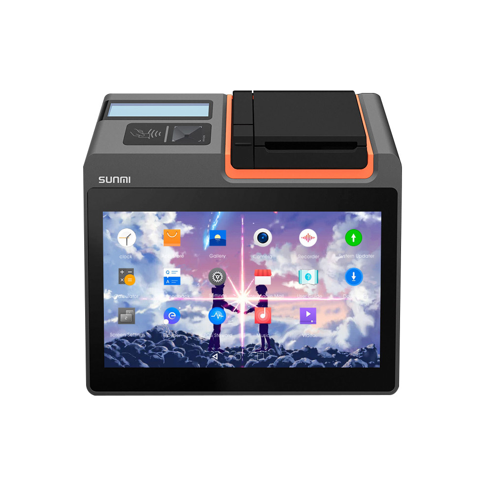 Quality FCC Mini Touch Screen Android POS Terminal With Thermal Printer wholesale