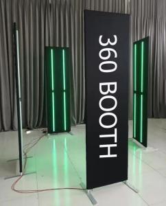 Quality 360 Video Photo Booth Enclosure Backdrop With Customized Logo Service wholesale
