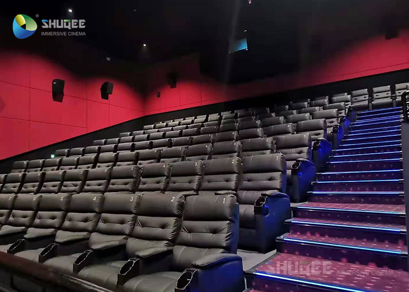 Quality Special Effects Electric Reclined Sofa With VIP Leather For Home Theater 3D wholesale