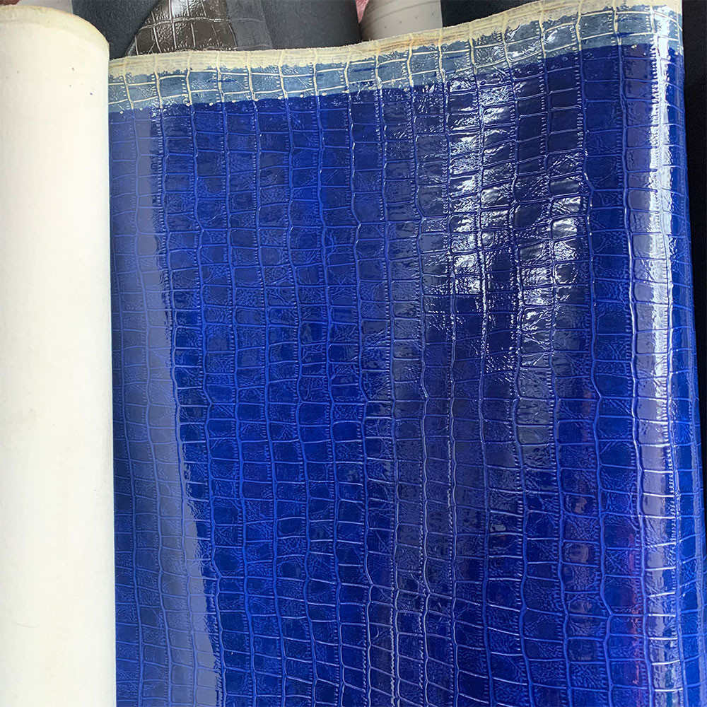 Quality PU PVC Coated Synthetic Artificial Leather 1.5M Width For Packing wholesale