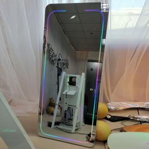 Quality Explosion Proof Foldable Selfie Station Photo Booth LED Frame For Birthday Party wholesale
