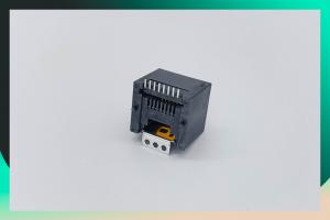 Quality Small RJ45 Modular Jack Vertical Shielded SMT With Solder Tab 8P8C Top Entry WR-MJ 634108185321 wholesale