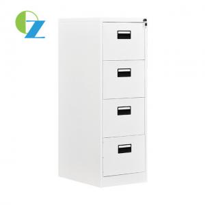 China Metal Document Vertical Steel Filing Cabinets 4 Drawer Foldable on sale
