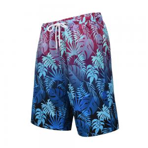 Quality Quick Drying Discoloration Leaves Pattern XL 52 SUP Board Shorts wholesale