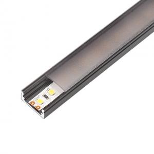 Quality U Shape Black Surface Mounted LED Profile Aluminium Alloy Material For LED Strip wholesale