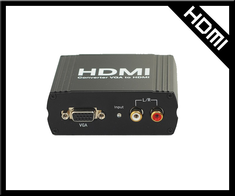 Quality vga +r/l to hdmi converter support cec 1080p wholesale