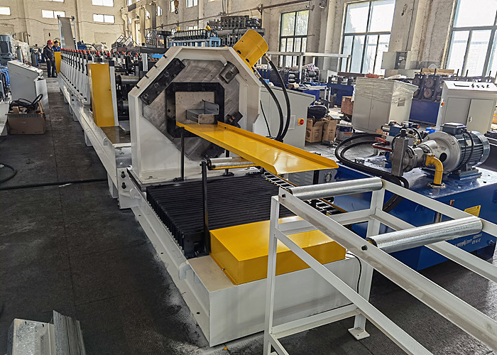 Quality 15m/min Z Purlin Roll Forming Machine With Servo-Tracking Cutting Device wholesale