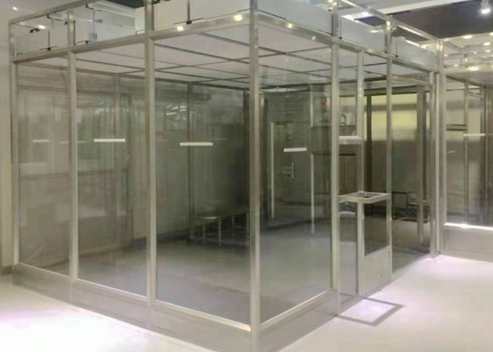 Quality Stainless Steel Frame Simple Softwall Clean Room Class 100 To Class 100000 wholesale
