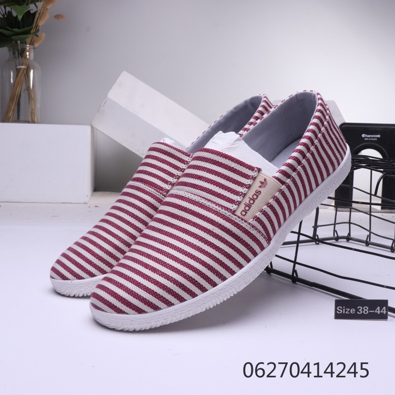 Men Adidas Canvas Slip-on Loafer CLR3246 discount adidas shoes adidas joggers for sale