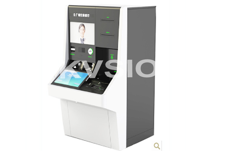 Wear Resistant Money ATM Machine , Cash Dispenser ATM Intercom Face Recognition