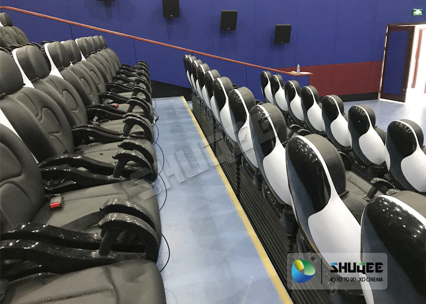 Quality 5D Cinema Movie Theater Motion Seating With Pneumatic or Electronic Effects wholesale
