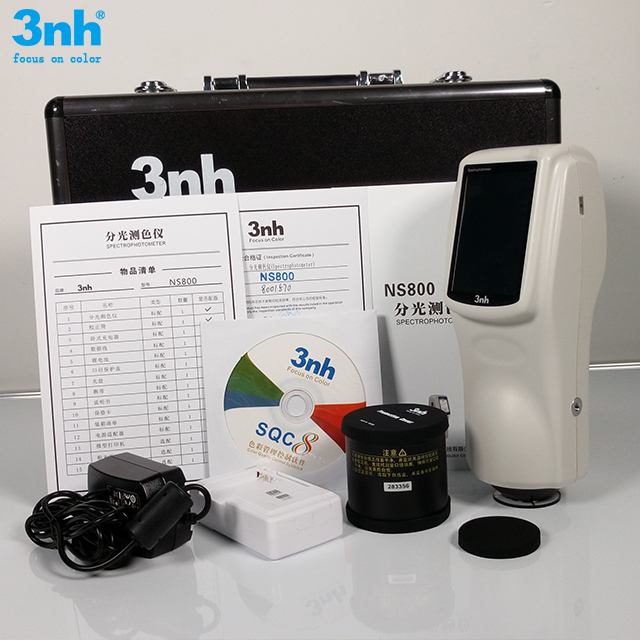 3nh color measuring spectrophotometer ns800 with 45°/0° Geometry