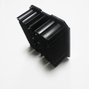 Quality Black Anodizing Cold Forging Heat Sink For LED Lighting Width 150mm wholesale