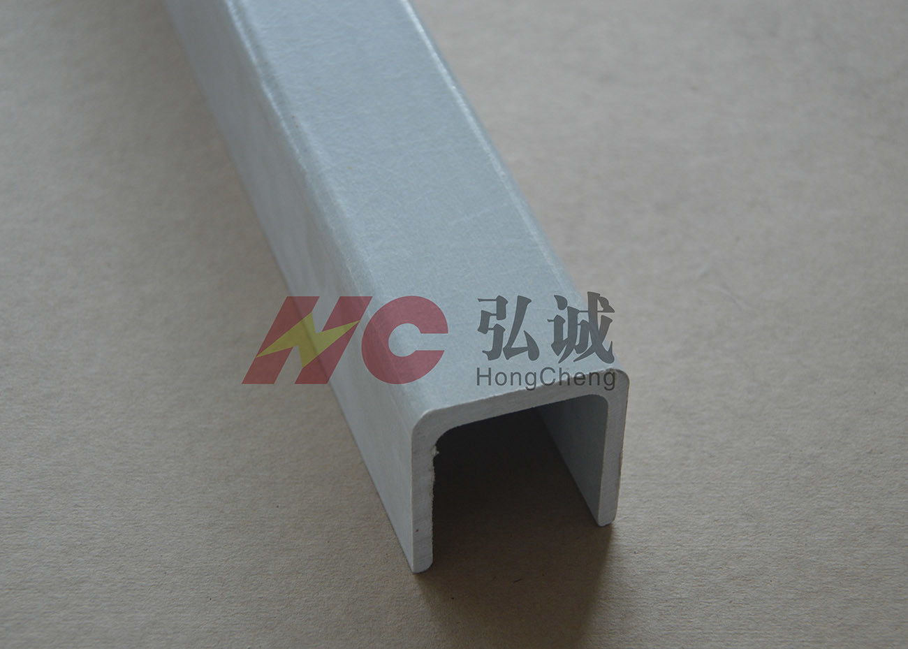 Quality Durable GPO-3 U Channel Pultruded Profiles High Perpendicular Flexural Strength wholesale