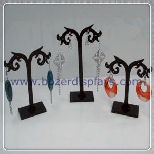 Quality Free Shipping Wholesale Earring Acrylic Jewelry Display Stand Holder 12set lot wholesale
