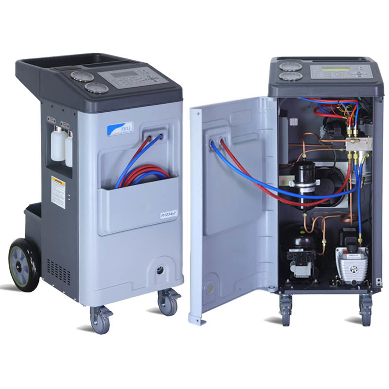 Quality Vehicle A/C R1234yf Air Conditioner Recharge Machine 250mL with Automatic Oil Drain And Inject wholesale