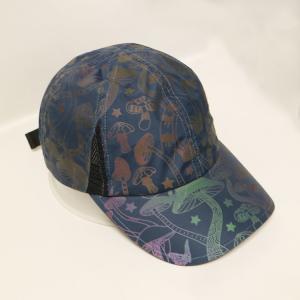 Quality OEM/ODM ACE brand 100% polyester reflective print sport golf baseball hat cap wholesale