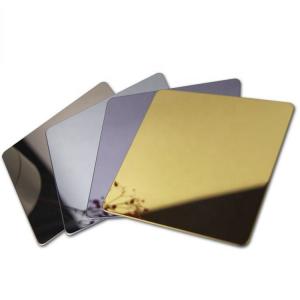 China ASTM Surface Mirror / 2B 304L Natural Color Stainless Steel Plate 120 mm on sale